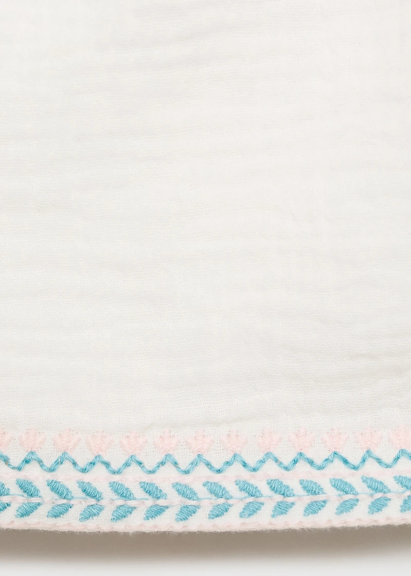 Bambula embroidered shorts