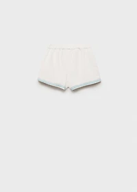 Bambula embroidered shorts