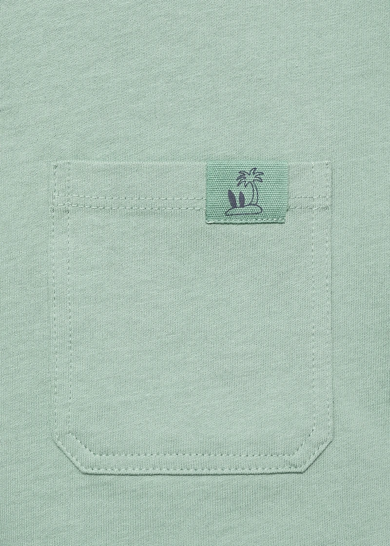 Short cotton dungarees