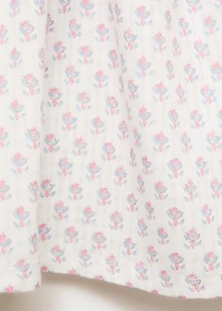 Ruffled embroidered blouse