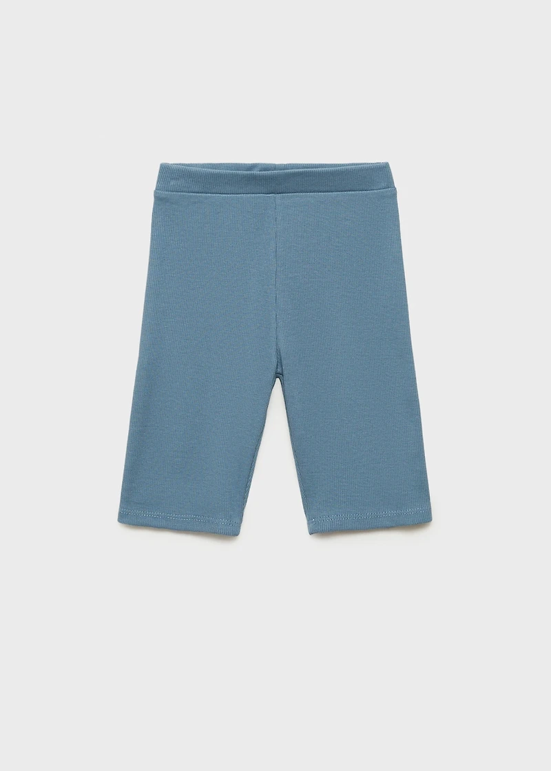 Ribbed short leggings