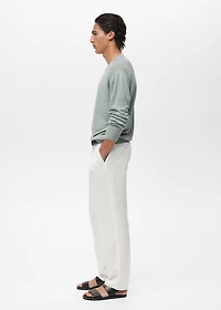 100% linen flowy sweater