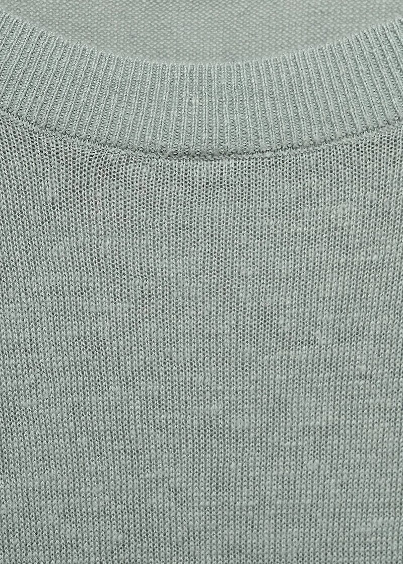 100% linen flowy sweater