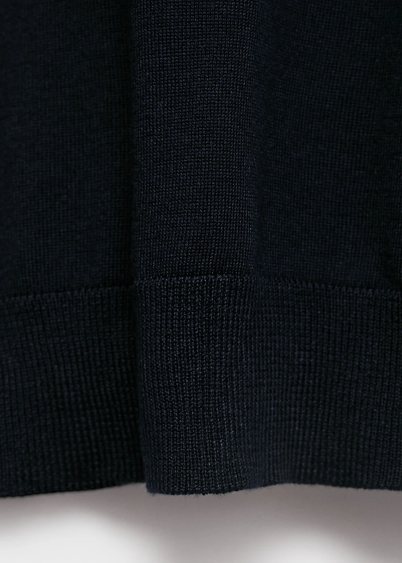 Fine-knit lyocell polo shirt
