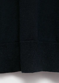Fine-knit lyocell polo shirt