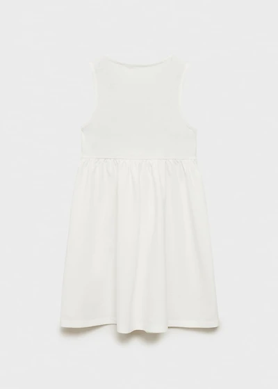 Embroidered wrap dress