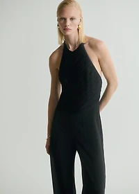 Halter neck jumpsuit
