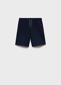 Drawstring Bermuda shorts