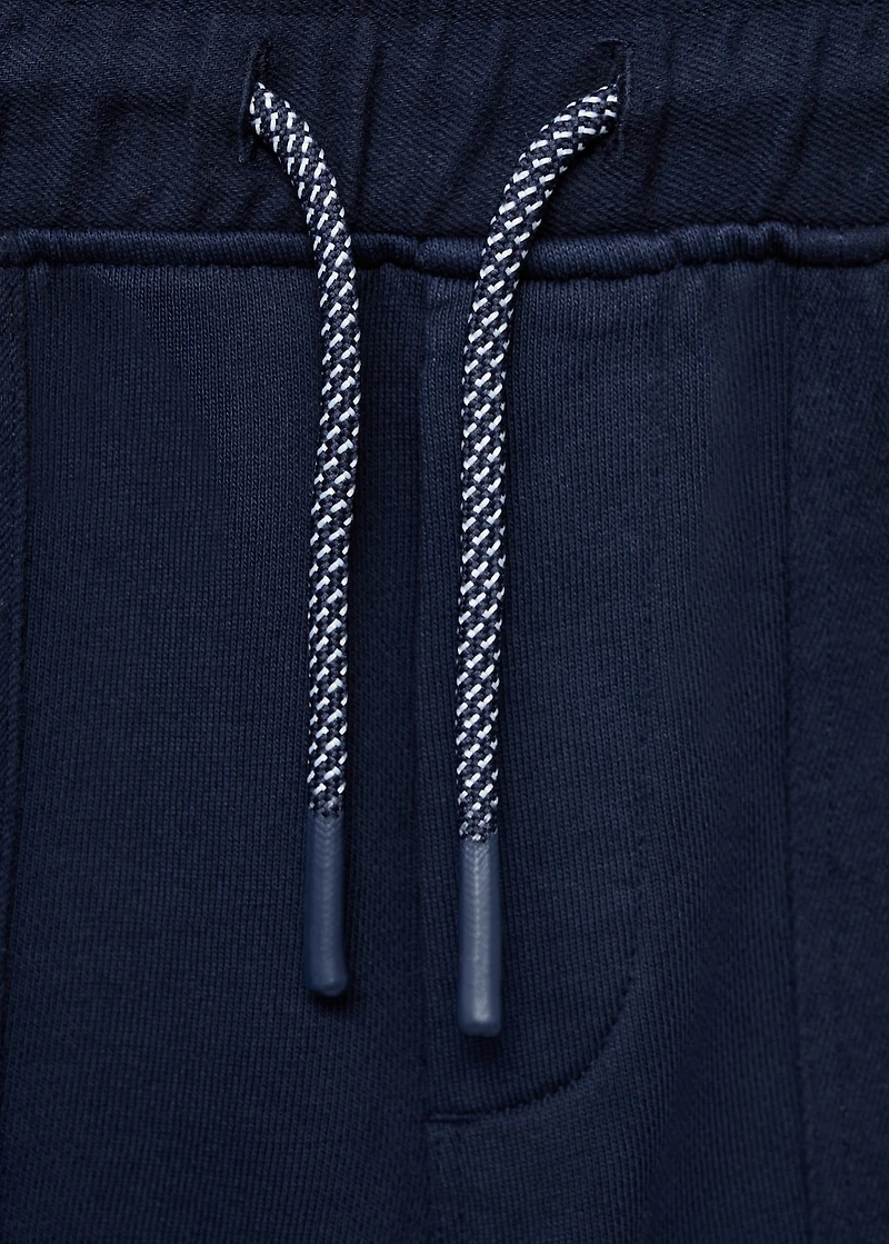 Drawstring Bermuda shorts