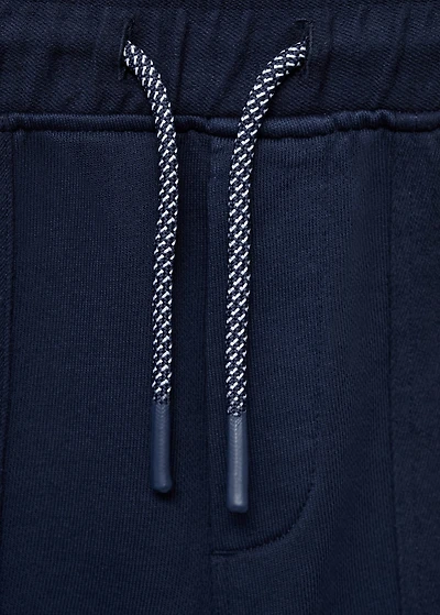 Drawstring Bermuda shorts