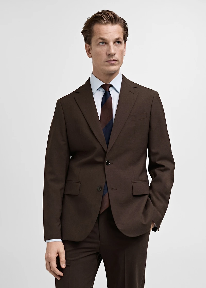 Turin 100% wool suit blazer