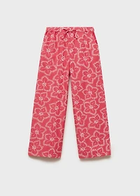 Floral print pants