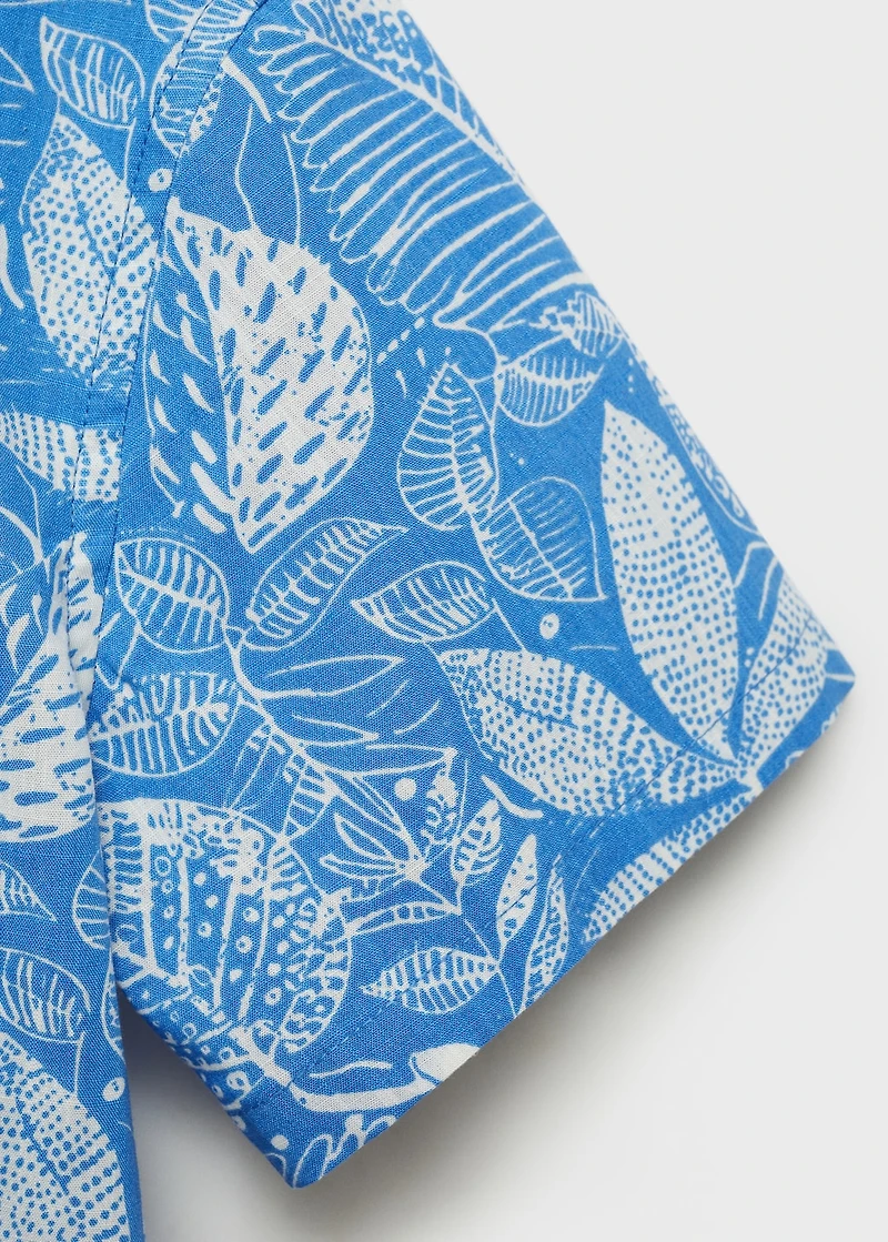 Hawaiian printed shirt