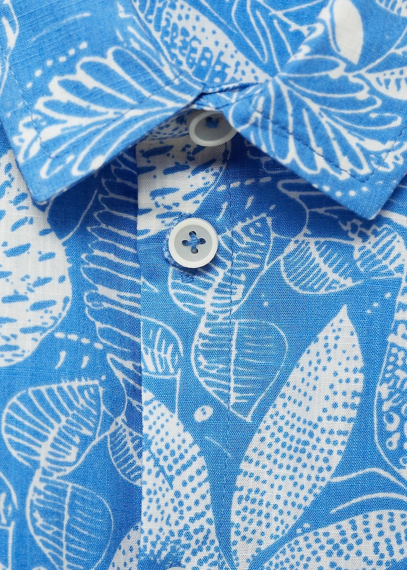 Hawaiian printed shirt