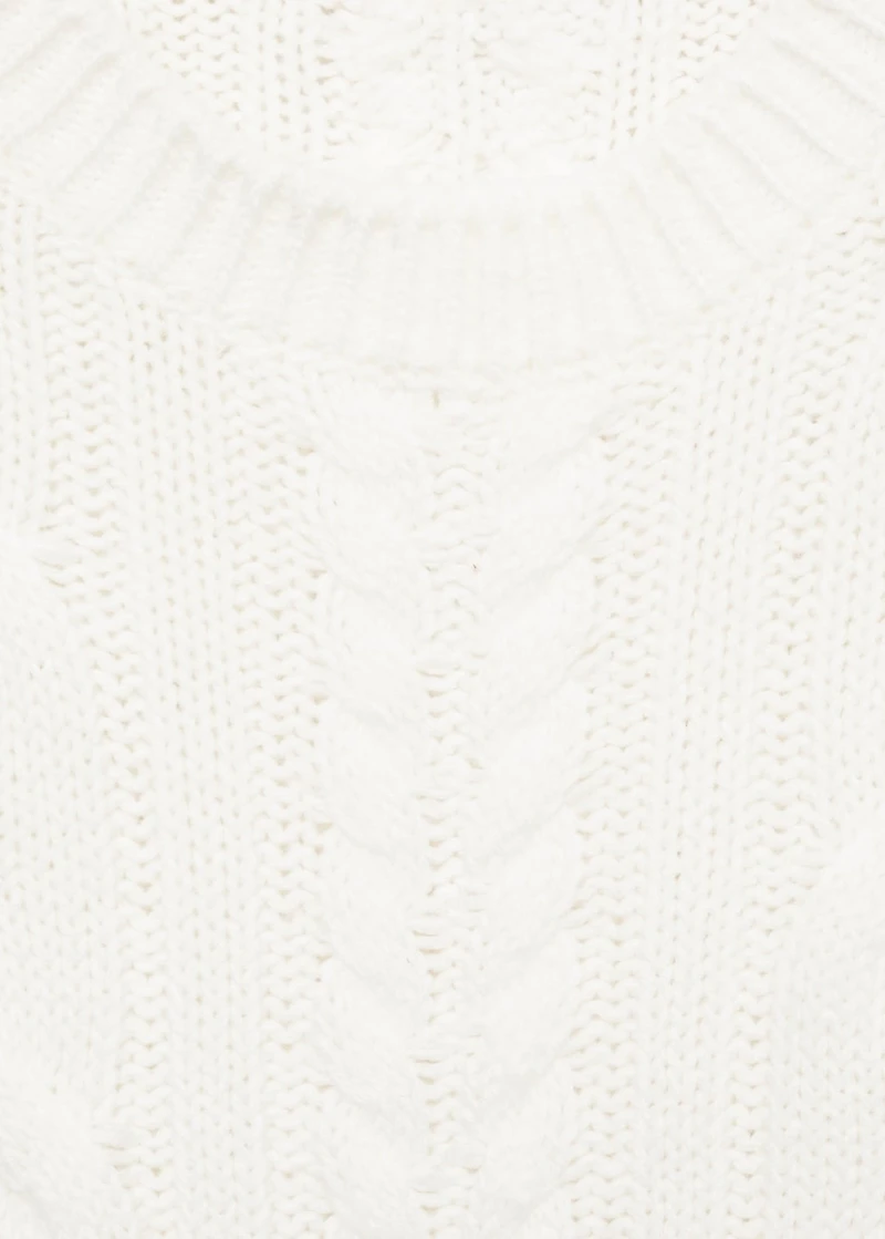 Cable-knit sweater