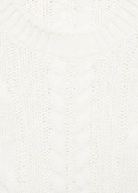 Cable-knit sweater