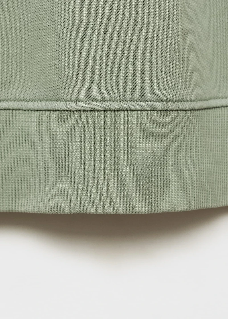 Printed message sweatshirt