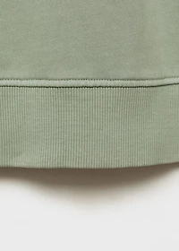 Printed message sweatshirt