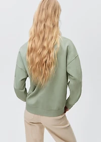 Printed message sweatshirt