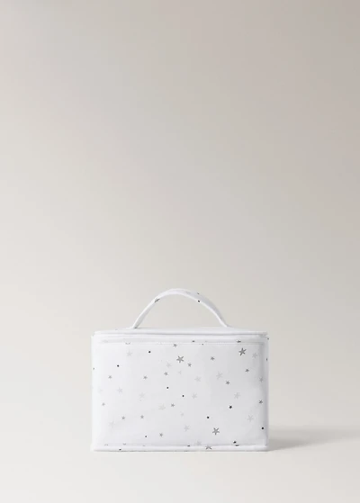 Children’s toiletry bag with star print