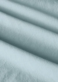 Children's washed cotton fitted sheet for 90 cm bed