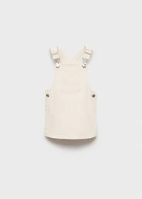 Short denim pinafore