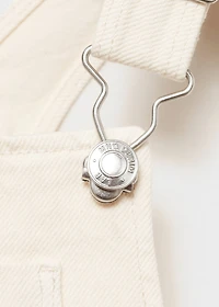 Short denim pinafore