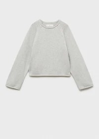 Knitted cotton sweater