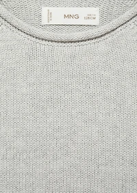 Knitted cotton sweater