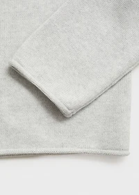 Knitted cotton sweater