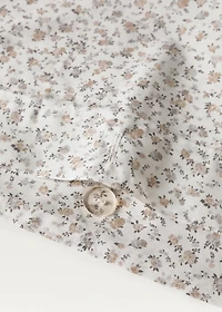 Cotton percale children's printed duvet cover for 90 cm bed