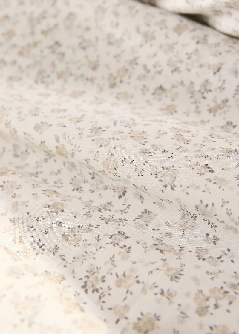 Cotton percale children's printed duvet cover for 90 cm bed