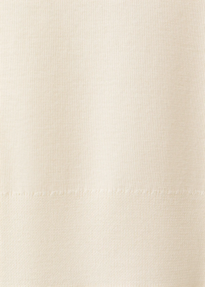 Wool-blend polo-neck sweater