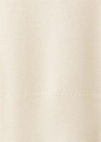 Wool-blend polo-neck sweater