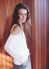 Asymmetric knit sweater