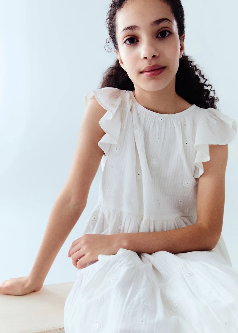 Polka-dots cotton dress