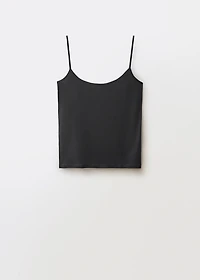 Silk top with thin straps