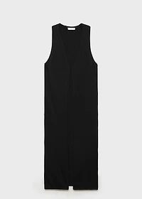 Long cotton vest