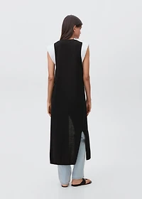 Long cotton vest