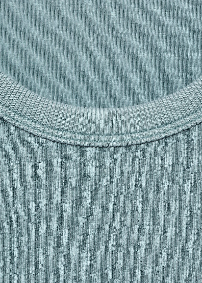 Ribbed knit top