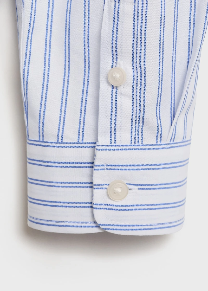 Striped cotton shirt