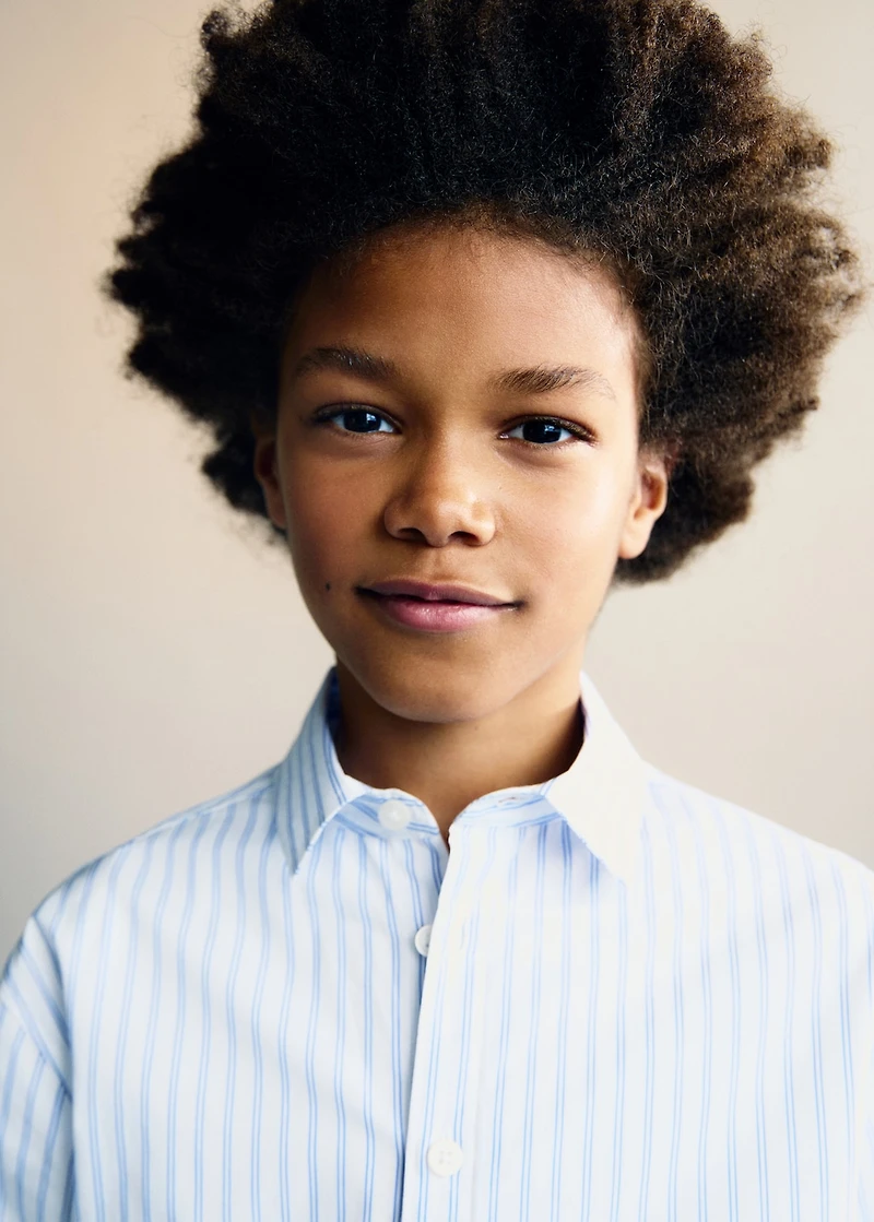 Striped cotton shirt