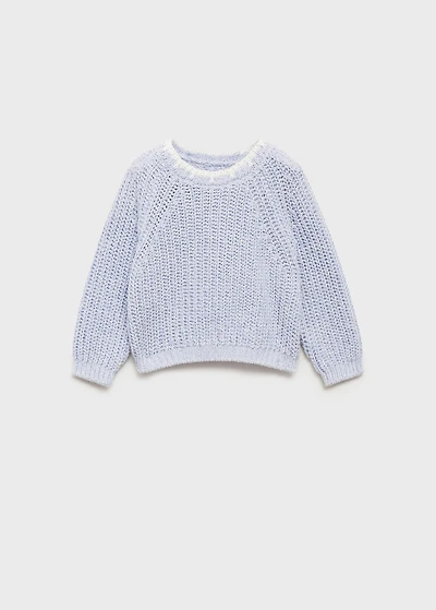 Knitted cotton sweater