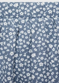 Floral print skirt