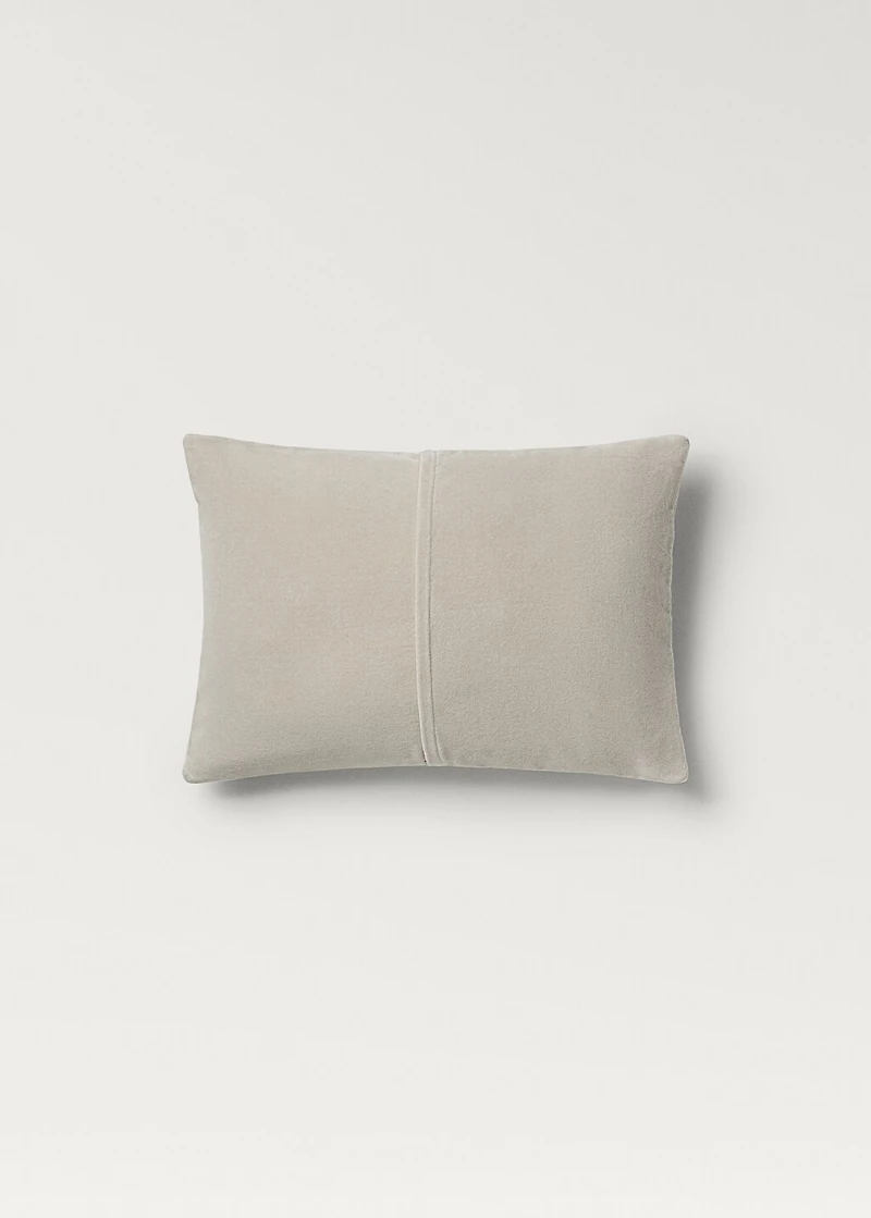 Cotton velvet garment-dyed bed cushion cover 30x40 cm