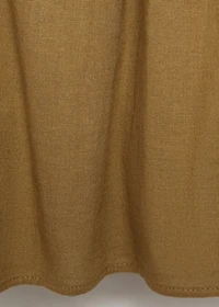 Short skirt with embroidered waist