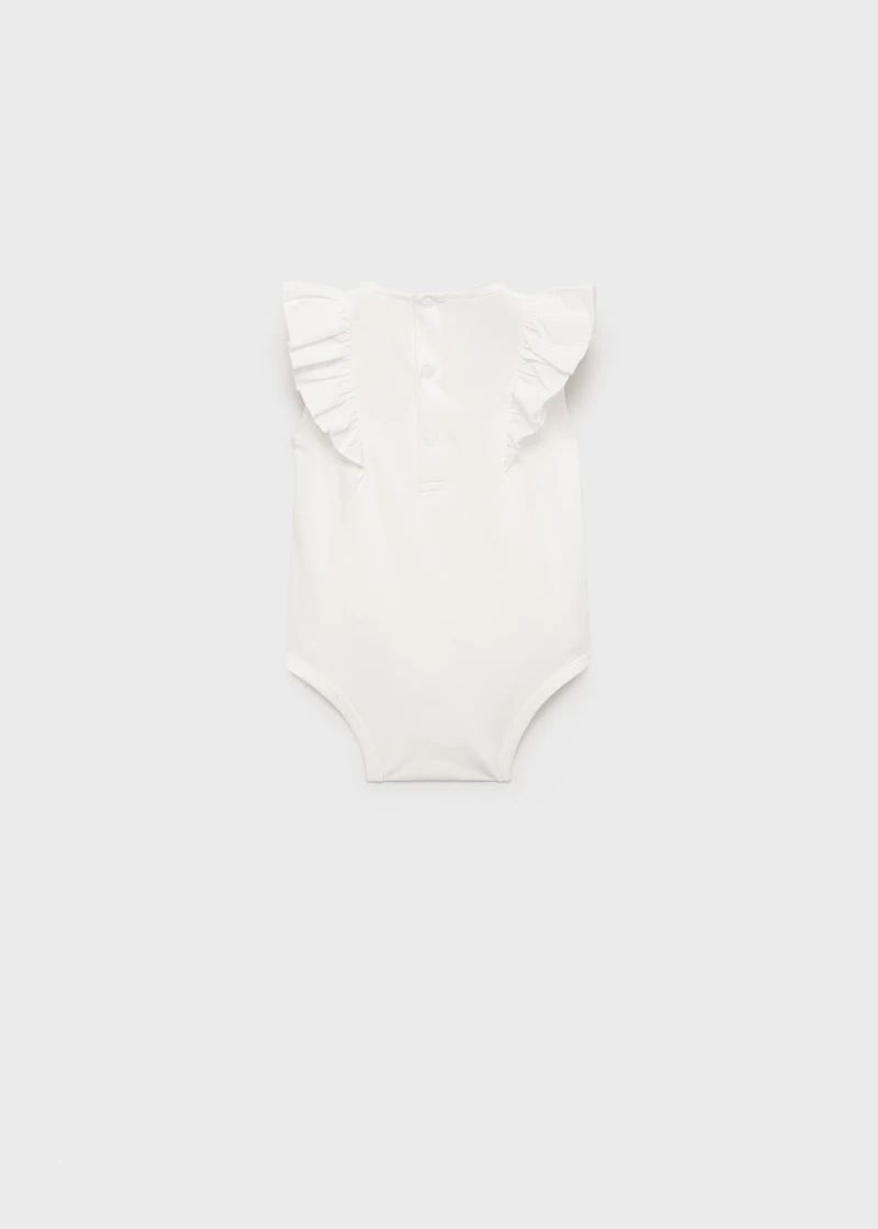 Ruffled cotton body