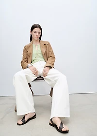 High-rise balloon jeans