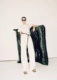 High-rise balloon jeans