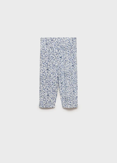 Printed cotton pants